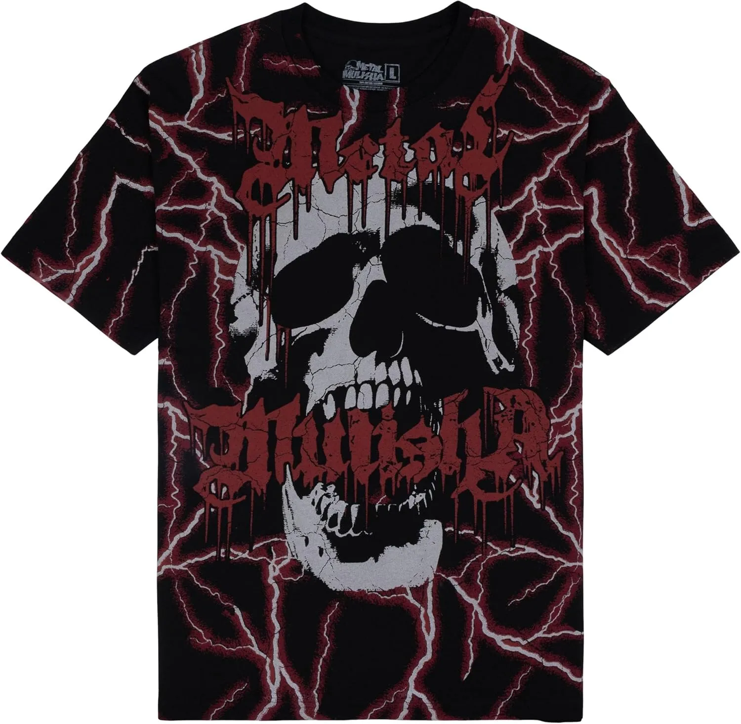 Metal Mulisha Shock Tee, Black Red