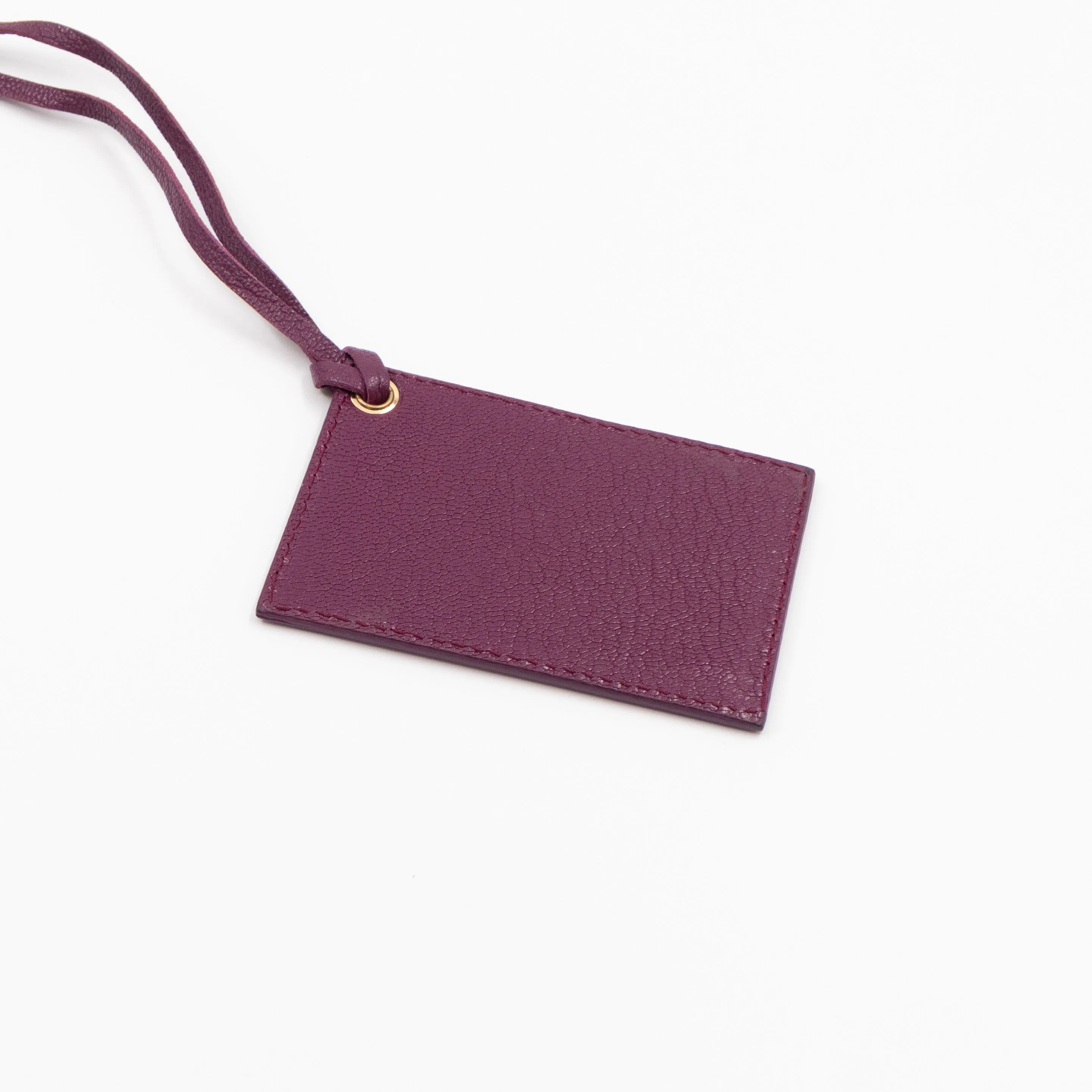 Metallic Edge Envelope Clutch Crossbody Purple Leather