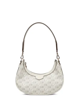 Mini De Lune Croissant Shoulder Bag in Champagne