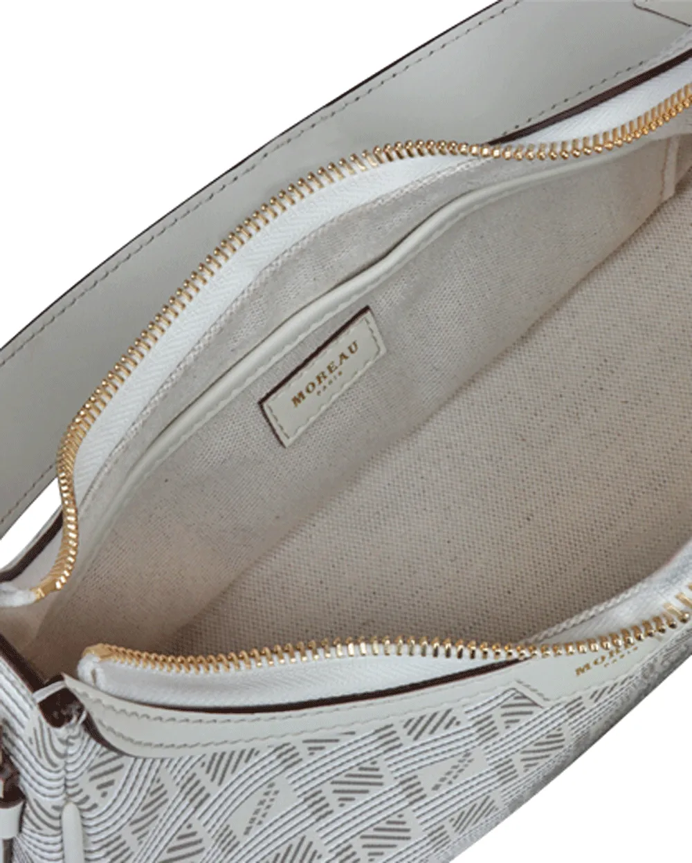 Mini De Lune Croissant Shoulder Bag in Champagne