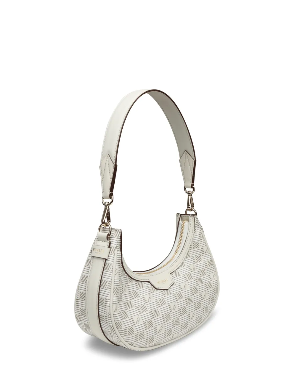 Mini De Lune Croissant Shoulder Bag in Champagne