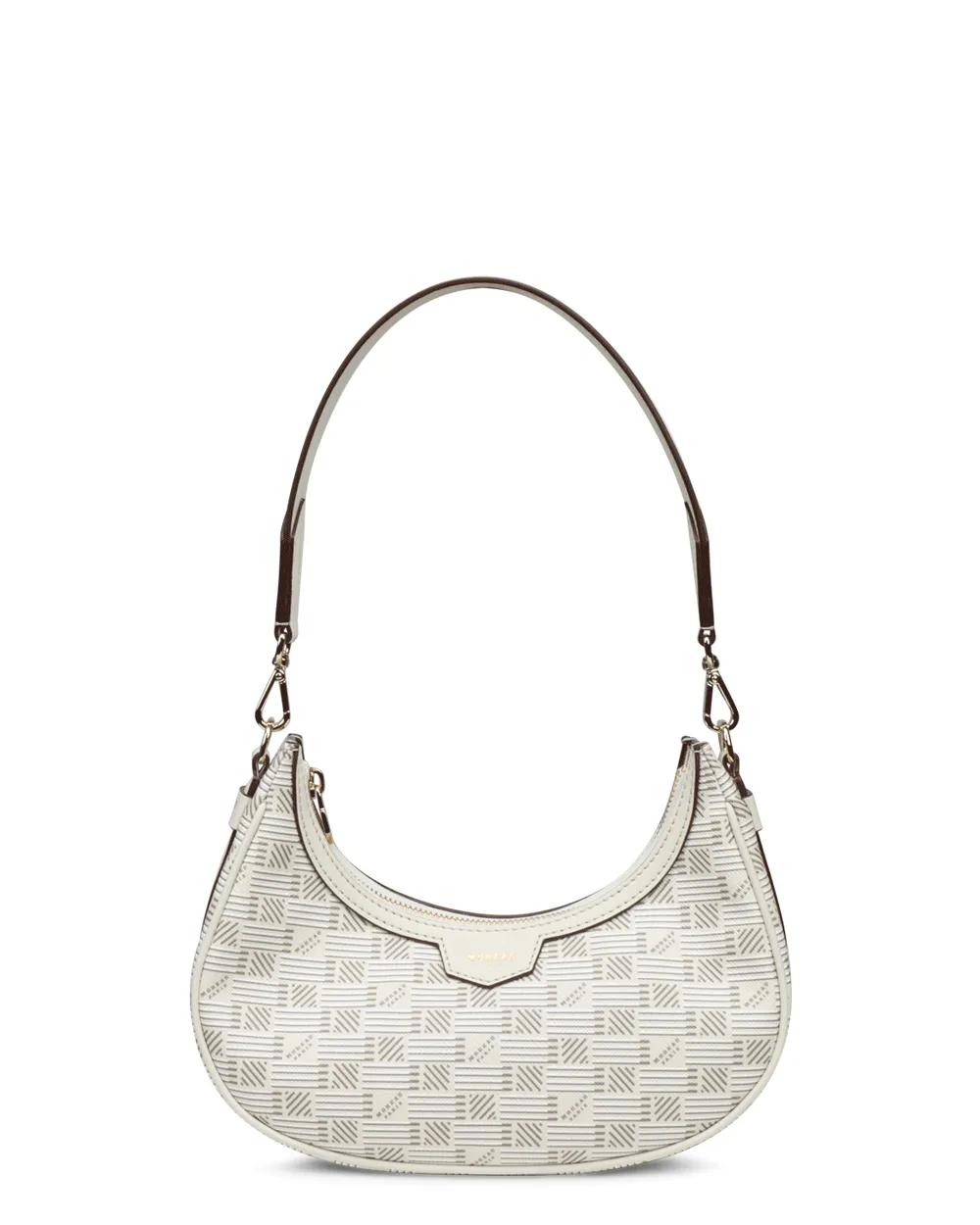 Mini De Lune Croissant Shoulder Bag in Champagne
