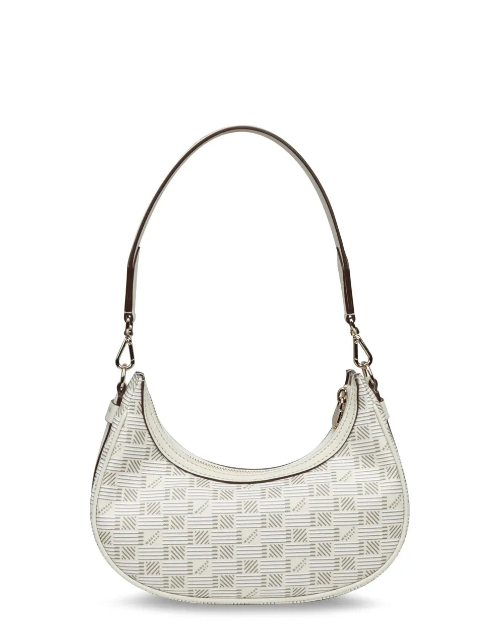 Mini De Lune Croissant Shoulder Bag in Champagne