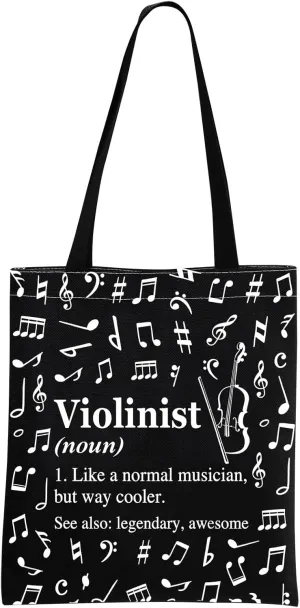 MINIGIU Violinist Gift Violinist Appreciation Gift Violin Lover Gift Violinist Tote Bag for Violin Player