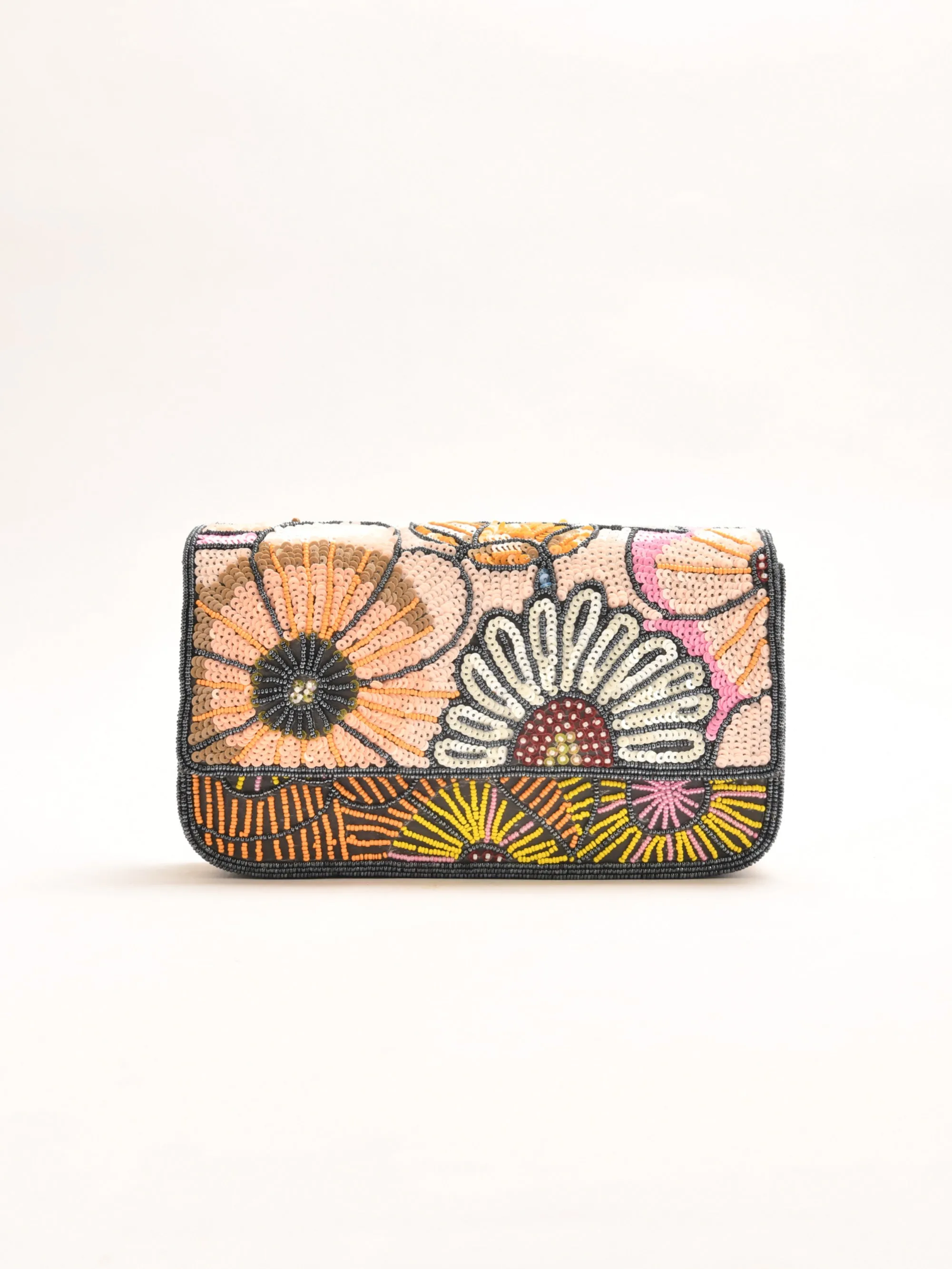 Misty Fig Beaded Bag