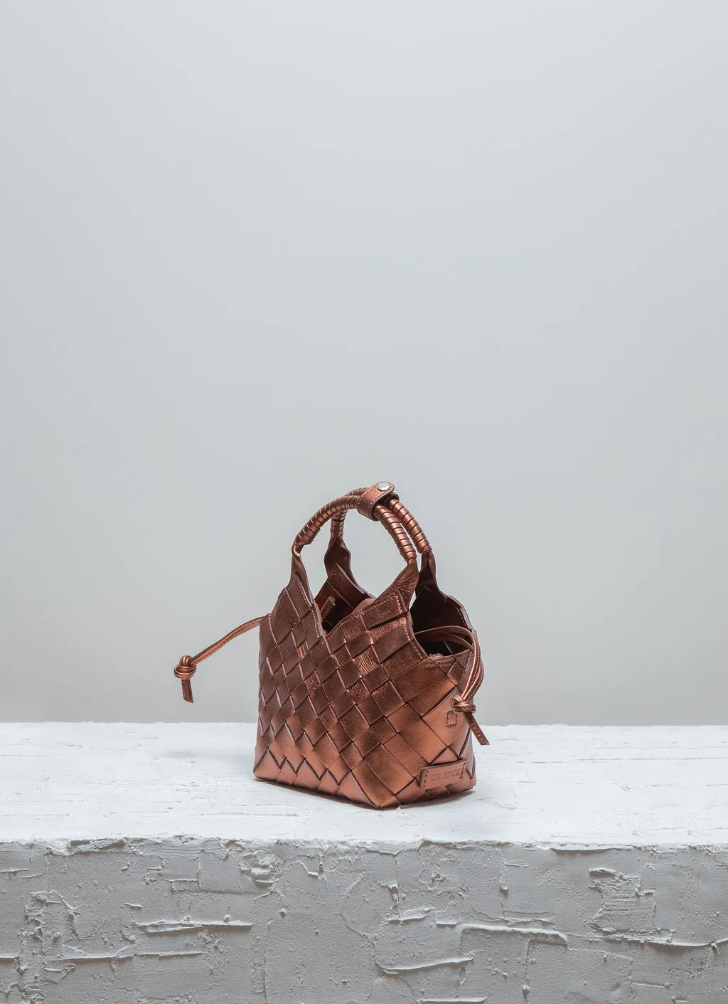 MISU MINI Copper Metallic Crossbody bag