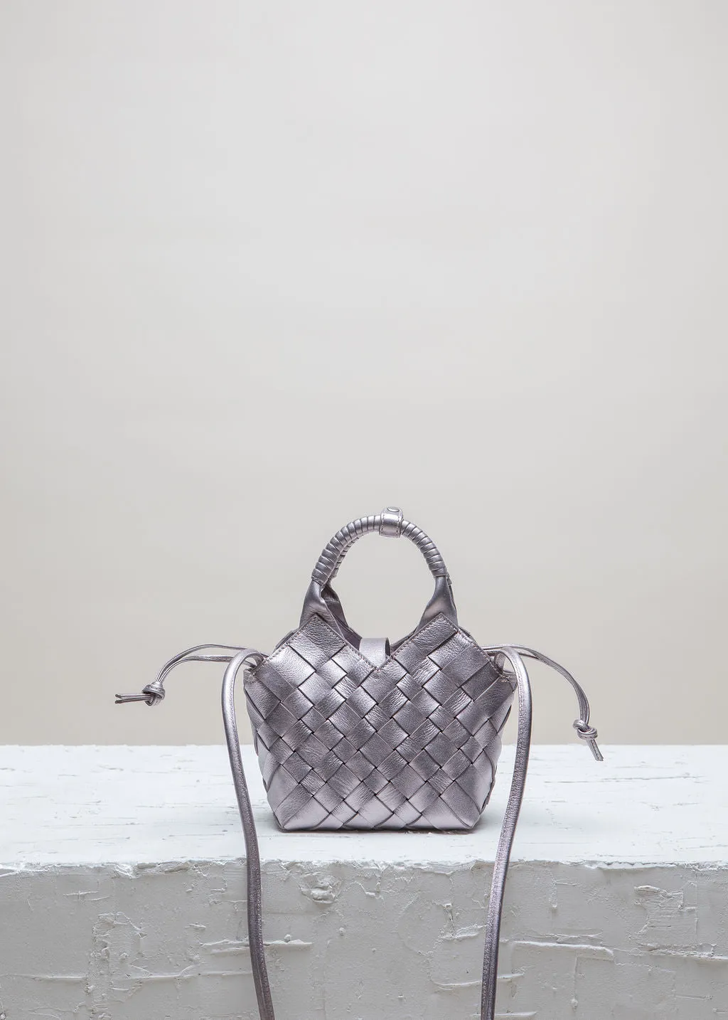 MISU MINI Rose Metallic Crossbody bag