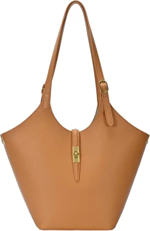 Miztique - Isabelle 2 in 1 Scoop Neck Tote | Vegan Leather Tote Bag for women with secure removable zipper pouch|