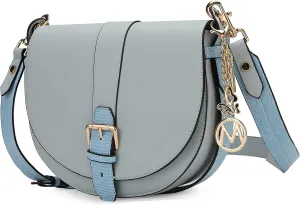MKF Collection Shoulder Bag for Women, Vegan Leather Crossbody Handbag Purse