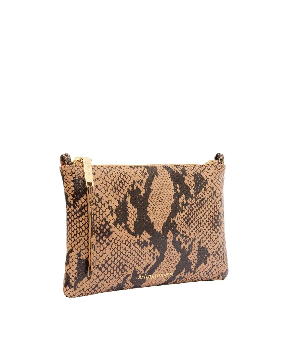 Molly Crossbody - Caramel Python