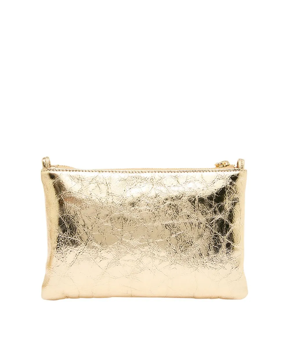 Molly Crossbody - Gold Crinkle