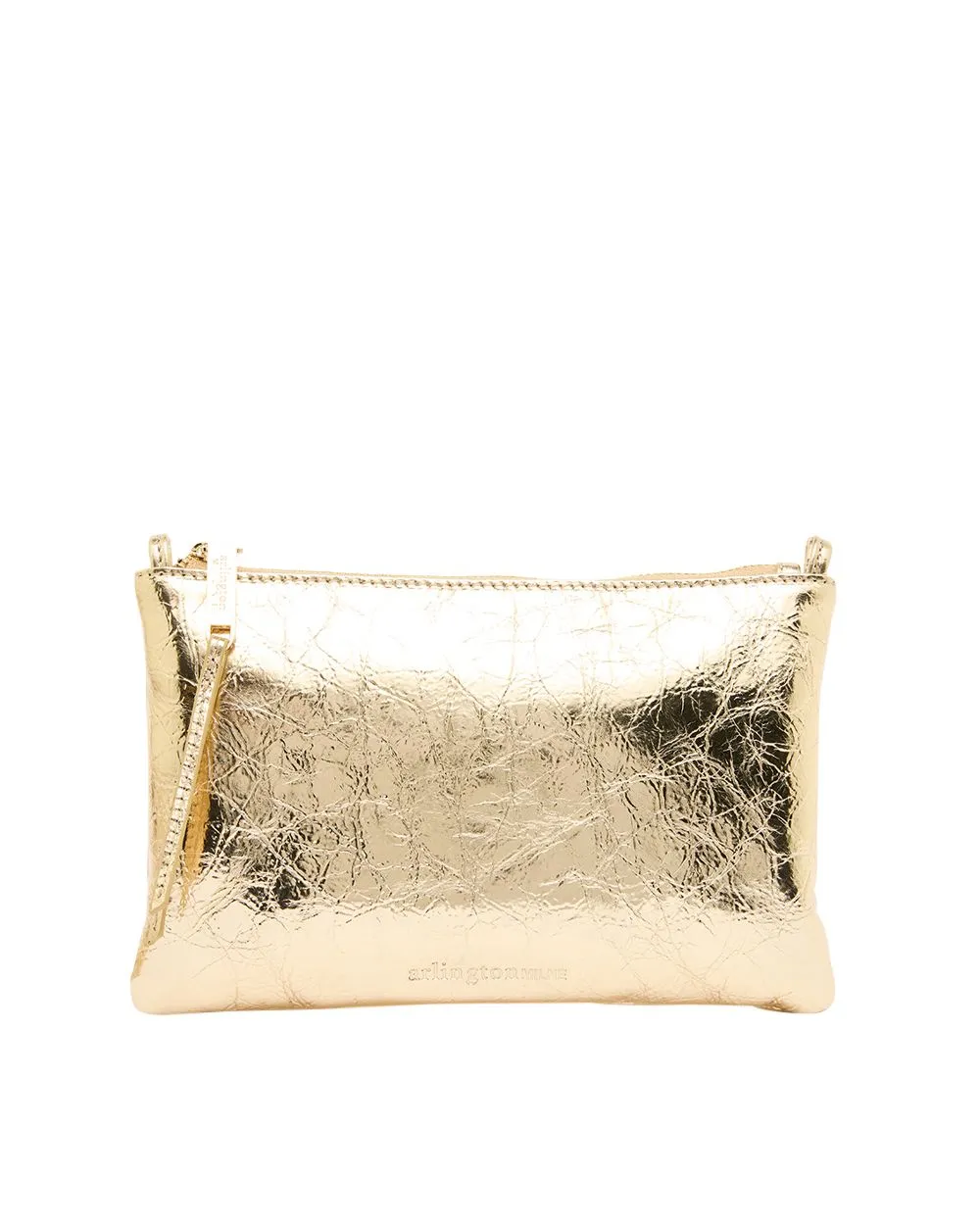 Molly Crossbody - Gold Crinkle