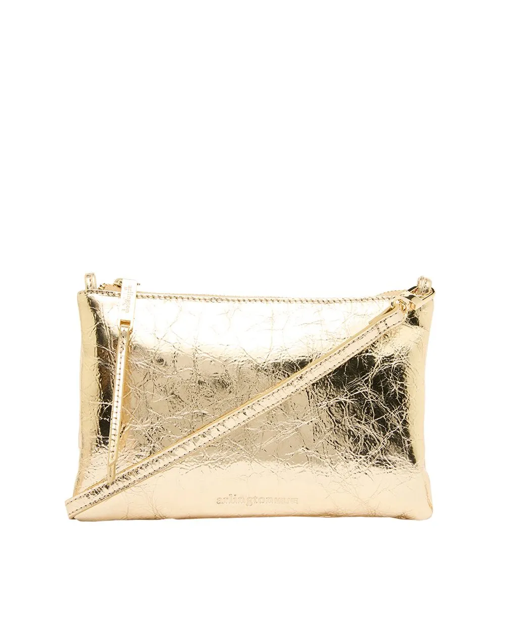 Molly Crossbody - Gold Crinkle