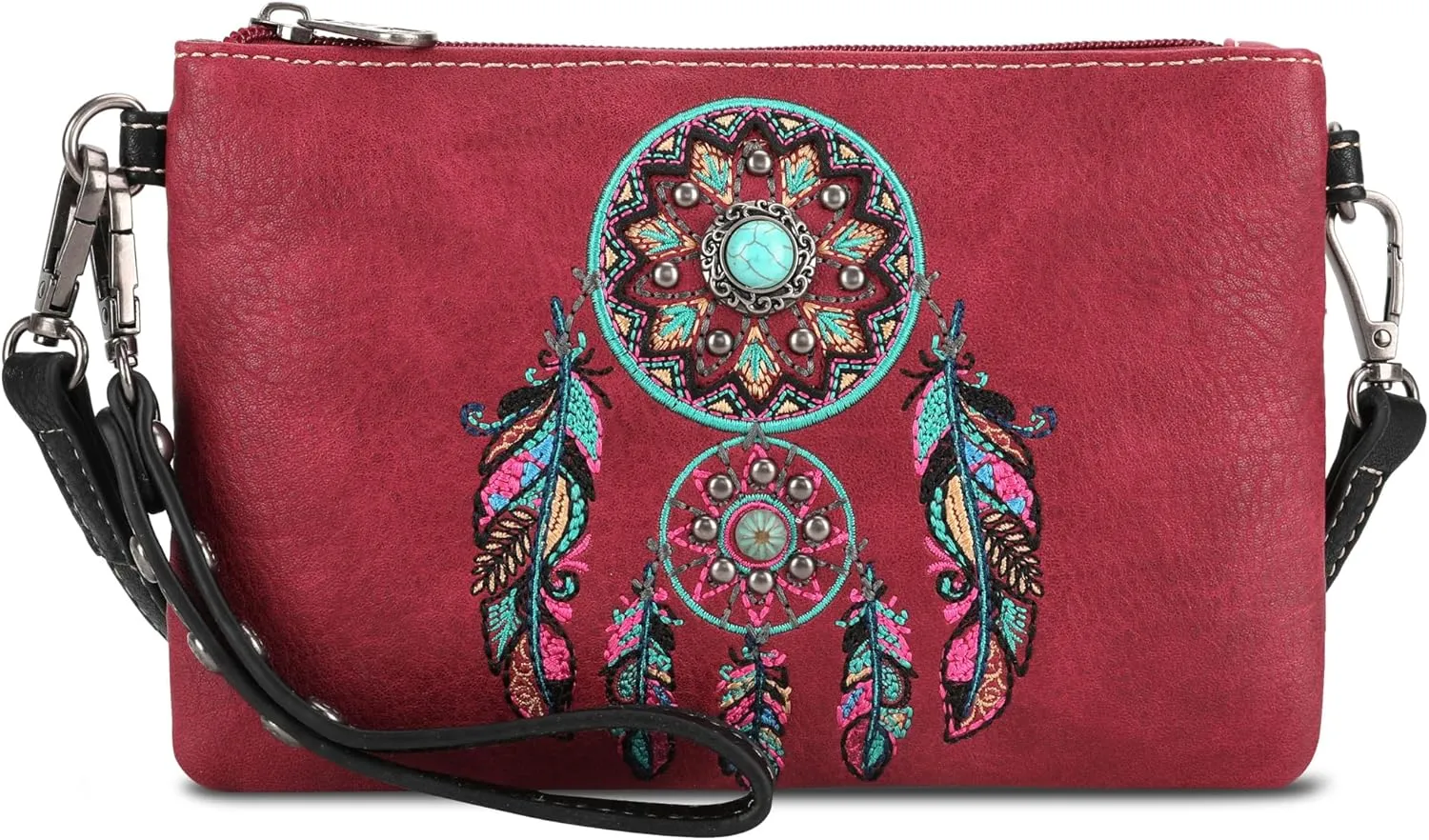 Montana West Western Aztec Collection Tote Handbag Wristlet Clutch Shoulder Bag for Women