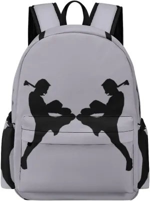 Muay Thai Arts Travel Hiking Laptop Backpack for Men Women Camping Gym Backpacks Funny Casual Bag Gift, 42x30x15cm