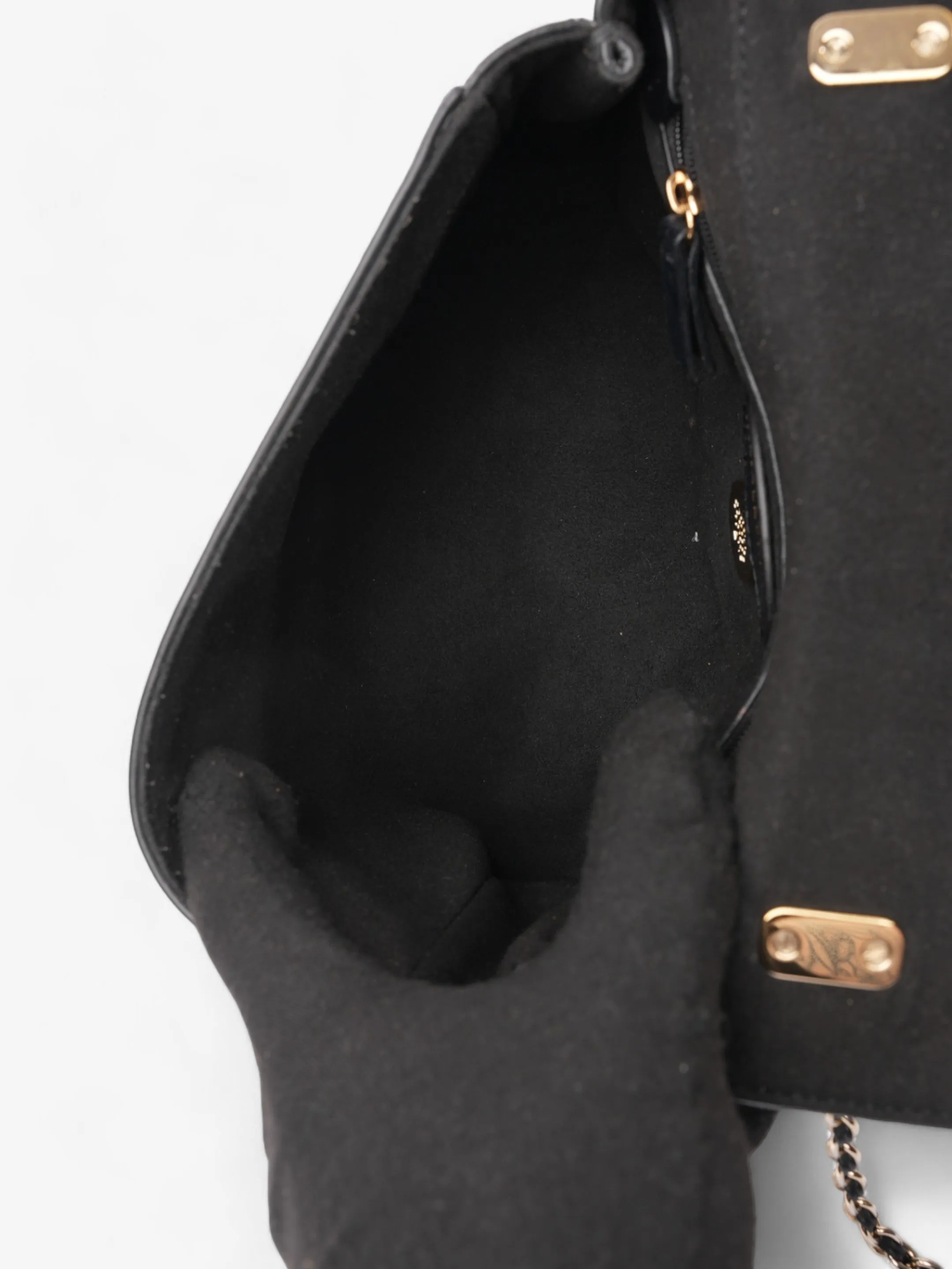 Mulberry Lily Black Embossed Leather Small