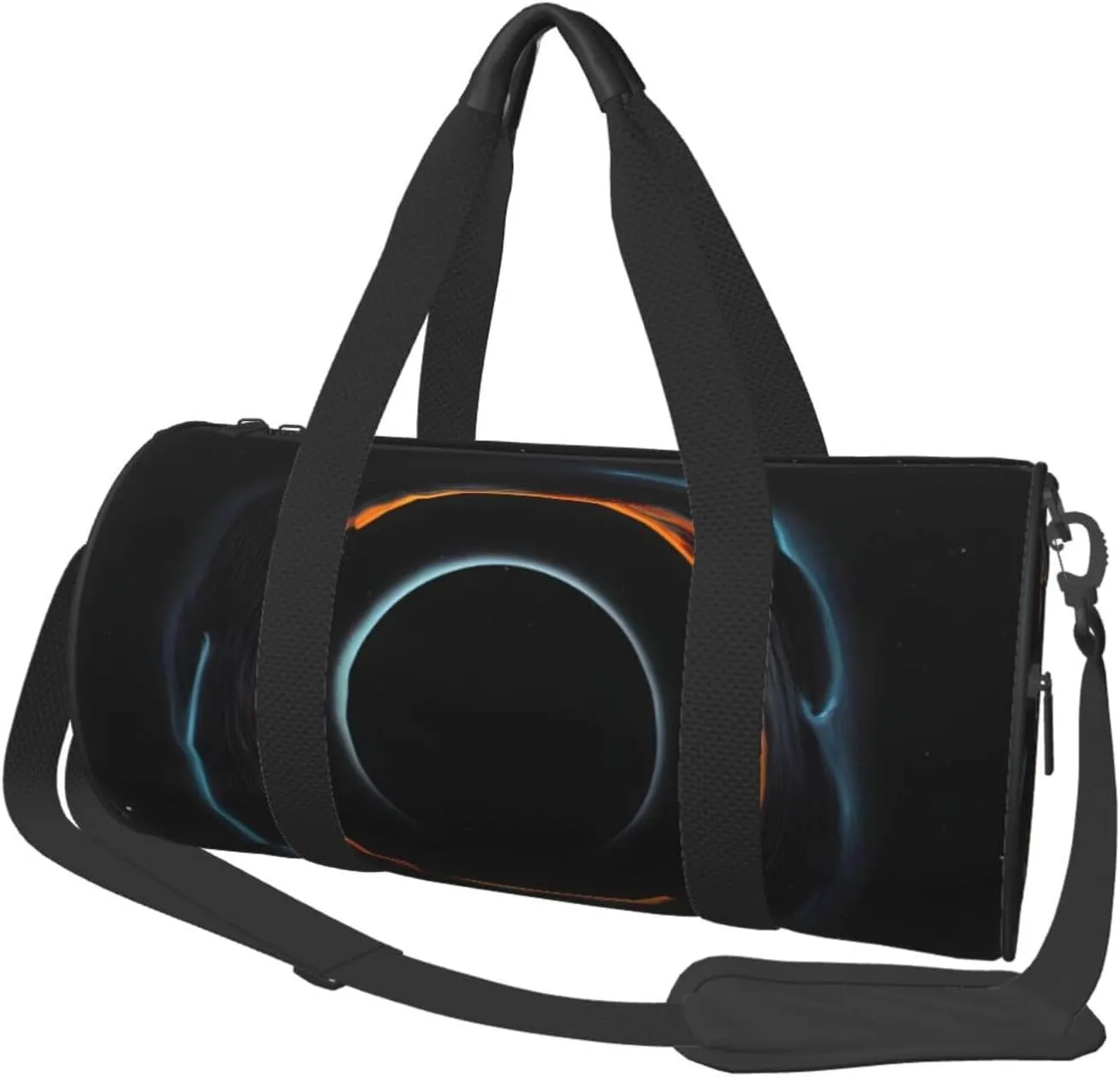Mysterious Cosmic Black Holes# Round Large Capacity Foldable Duffel Bag For Women Men, Gym Tote, Sports Duffel.