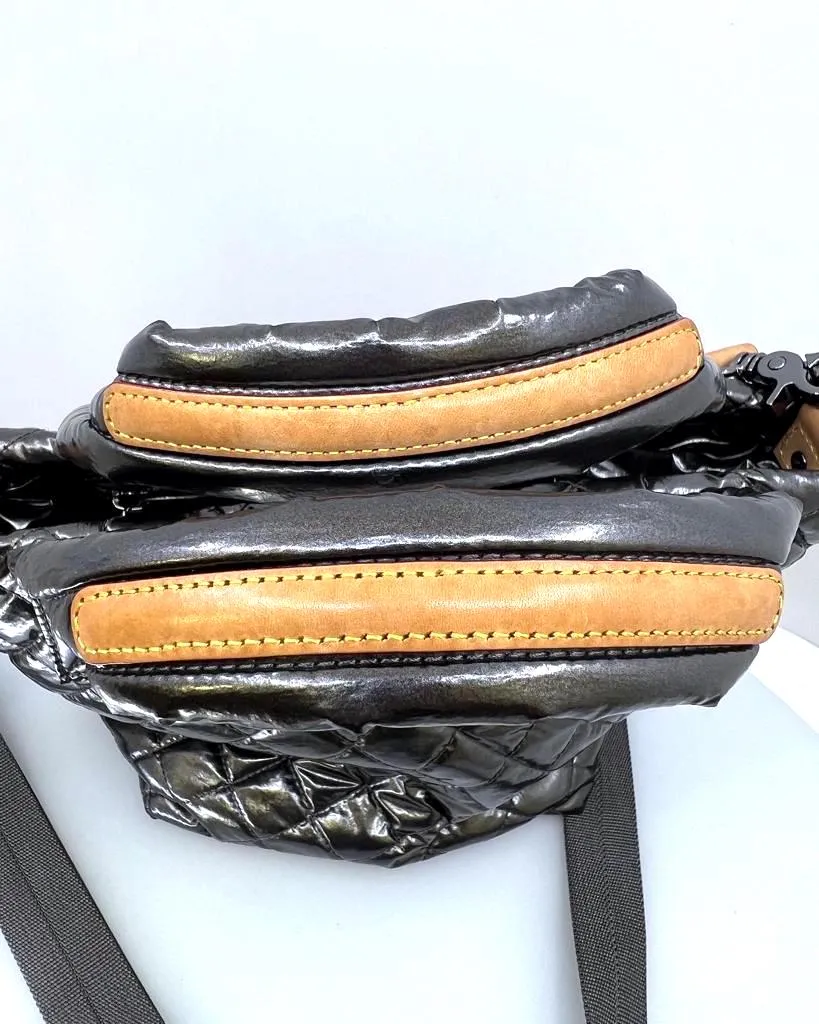 MZ WALLACE METALLIC METRO TOTE DELUXE BAG