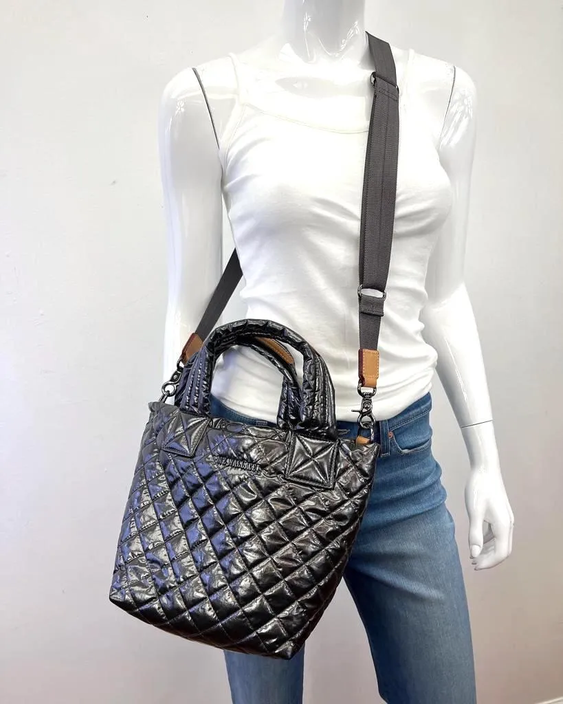 MZ WALLACE METALLIC METRO TOTE DELUXE BAG