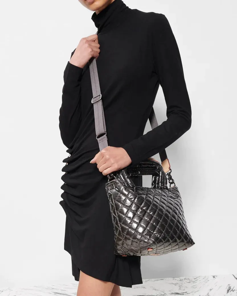 MZ WALLACE METALLIC METRO TOTE DELUXE BAG