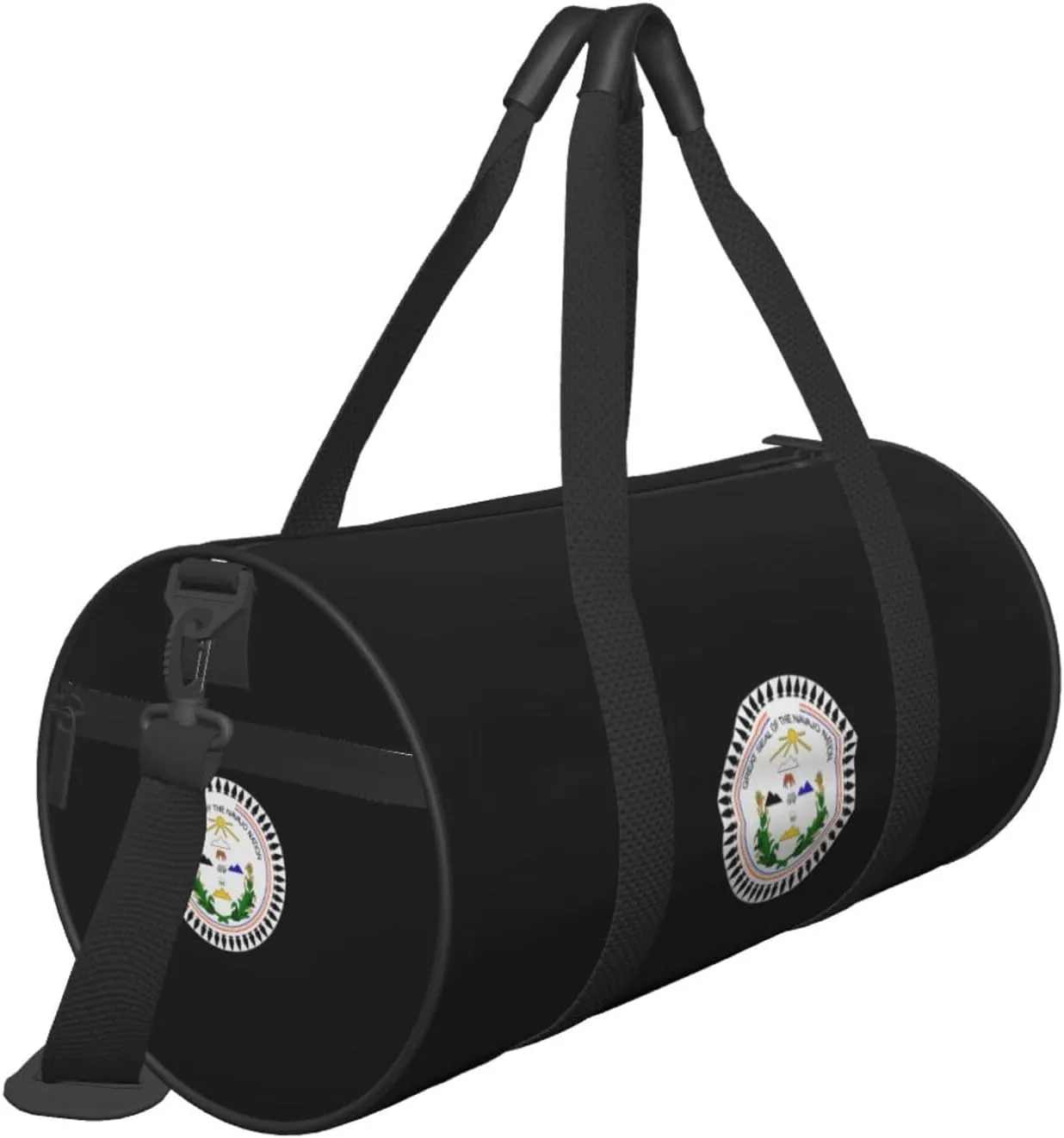 Navajo Nation Travel Luggage Duffel Bag Sports Rolling Foldable Duffel Bag, Black