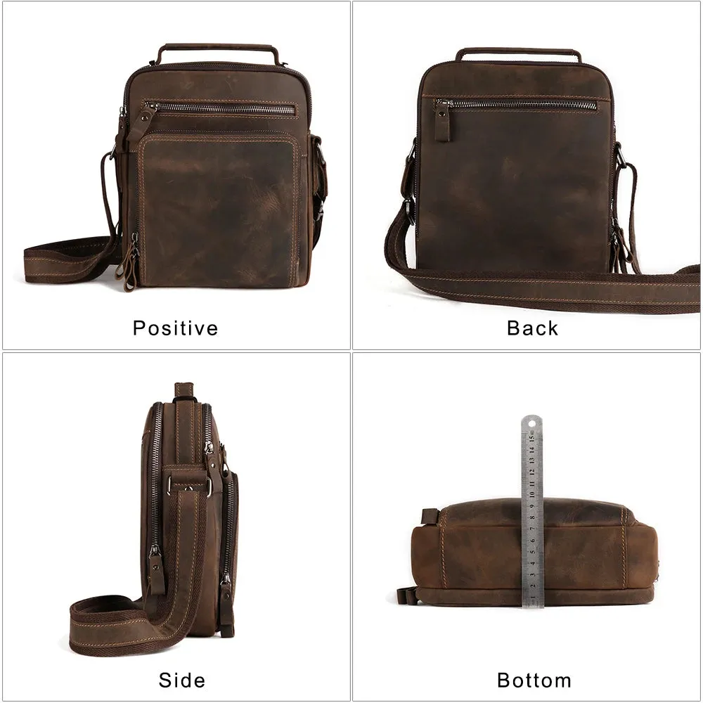 New Vintage genuine leather handbags for men