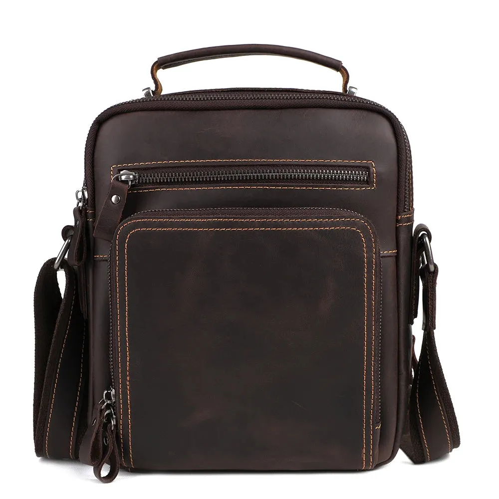 New Vintage genuine leather handbags for men