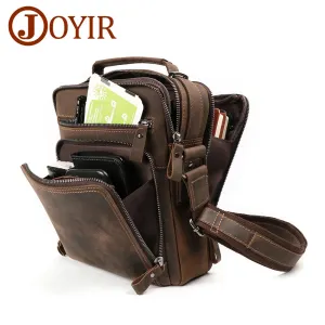 New Vintage genuine leather handbags for men
