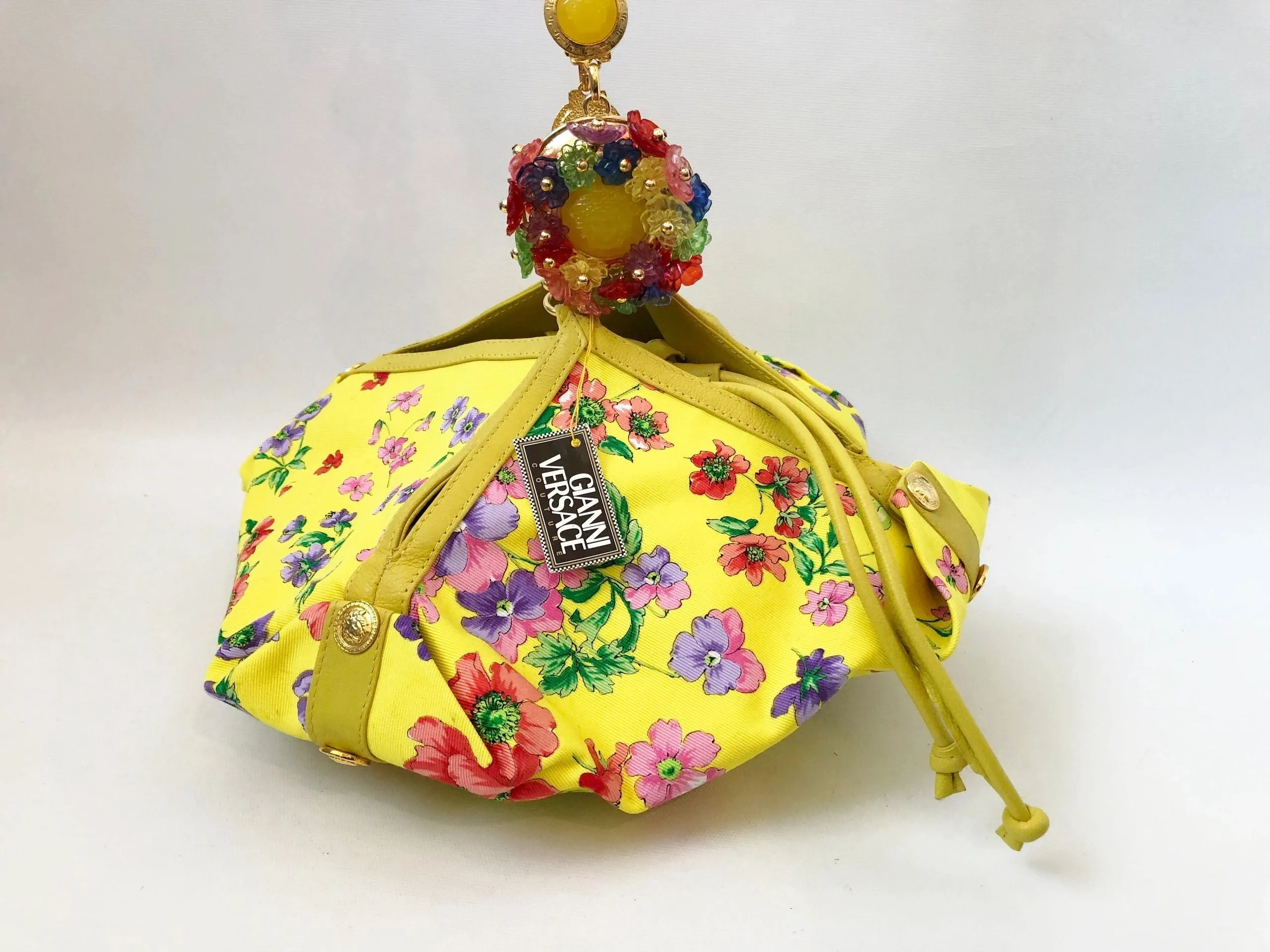 NEW Vintage Gianni Versace Couture Origami Shoulder Bag