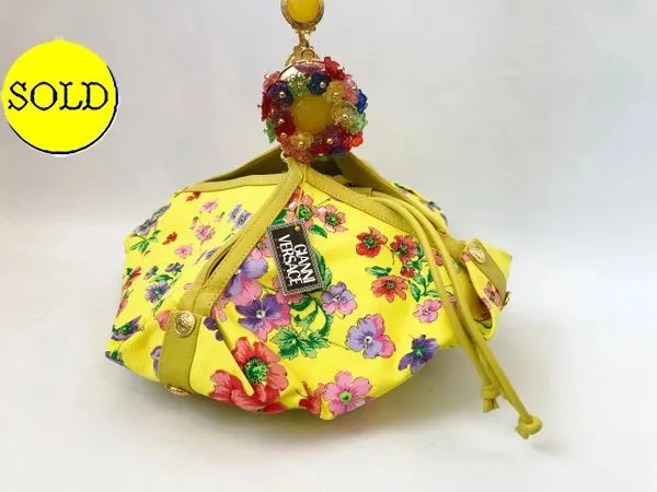 NEW Vintage Gianni Versace Couture Origami Shoulder Bag