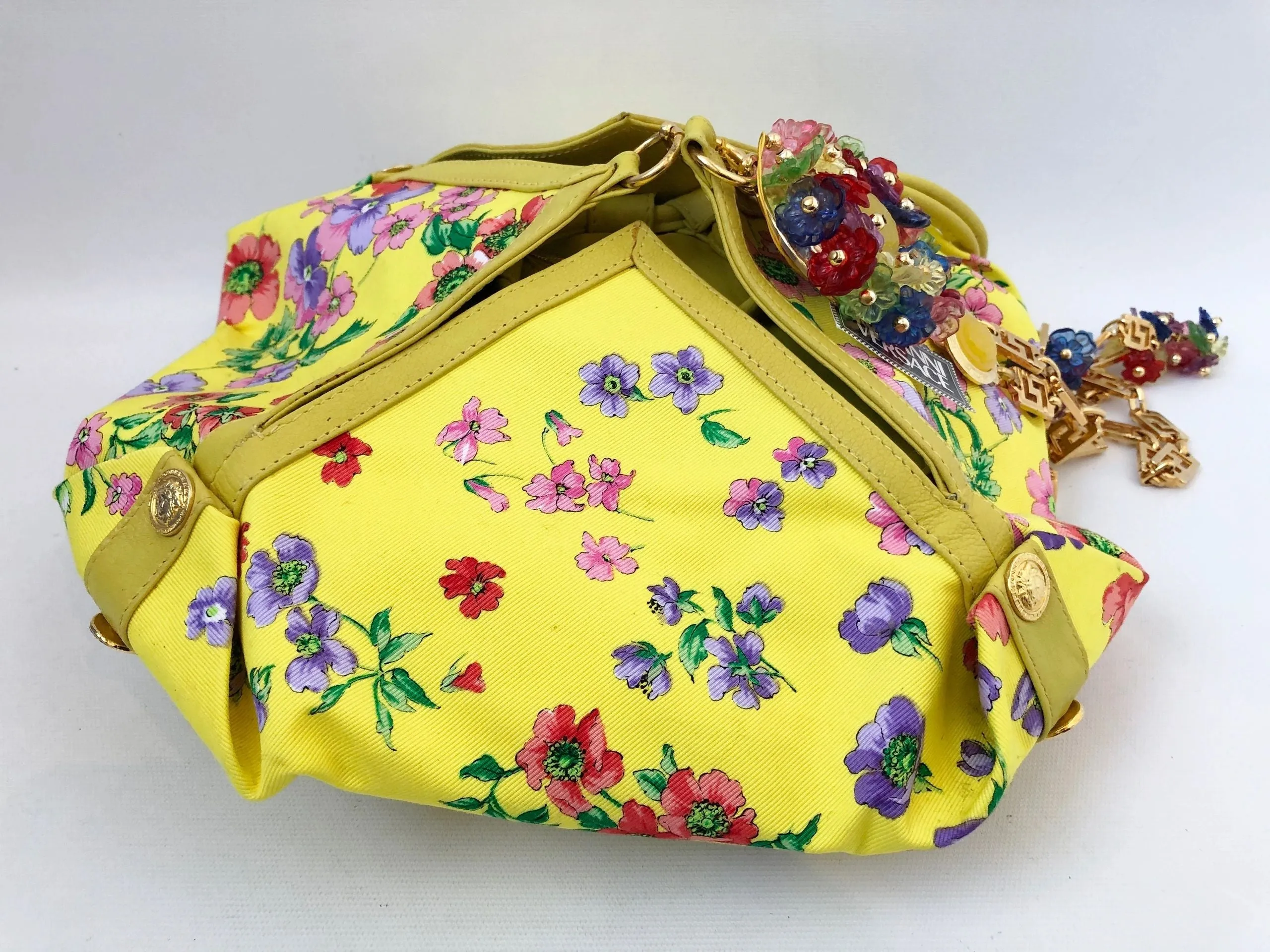 NEW Vintage Gianni Versace Couture Origami Shoulder Bag