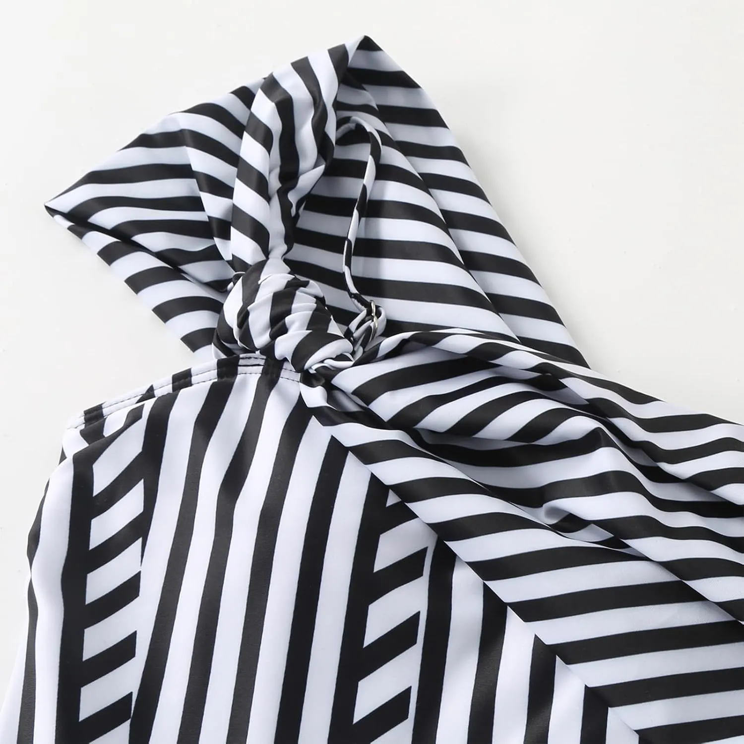 ODIZLI Bathing Suit Womens One Piece Swimsuits with Cover up Wrap Skirt Outfits Summer Swimming 2 PCS