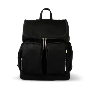 OiOi Signature Nappy Backpack - Black Nylon