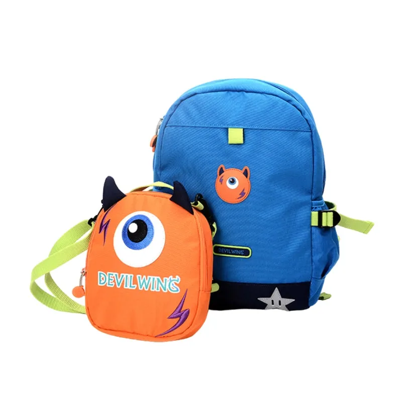 Outing Backpack with Cross-Body Bag: Blue