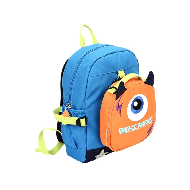 Outing Backpack with Cross-Body Bag: Blue