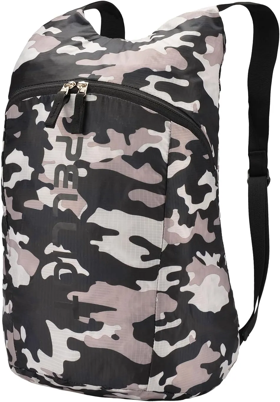 Packable Hiking Backpack 18L Lightweight Back Pack Outdoor Floral Travel Daypack for Women Grey Print