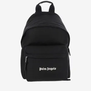 Palm Angels Canvas Backpack With Logo