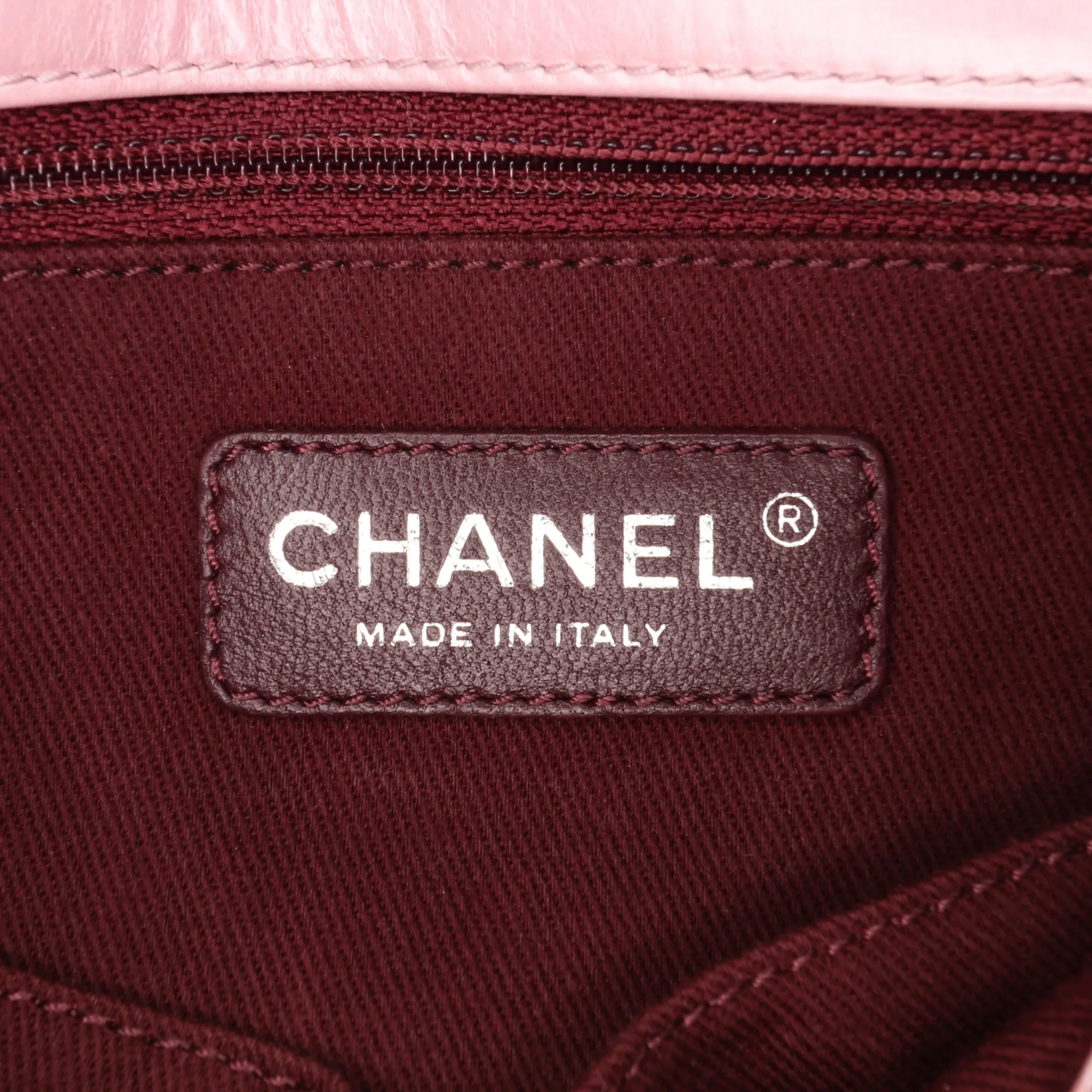 Pink Chanel Medium Quilted Metallic Calfskin Coco Pleats Chain Flap Crossbody Bag