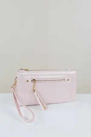 Pink Metallic Crossbody