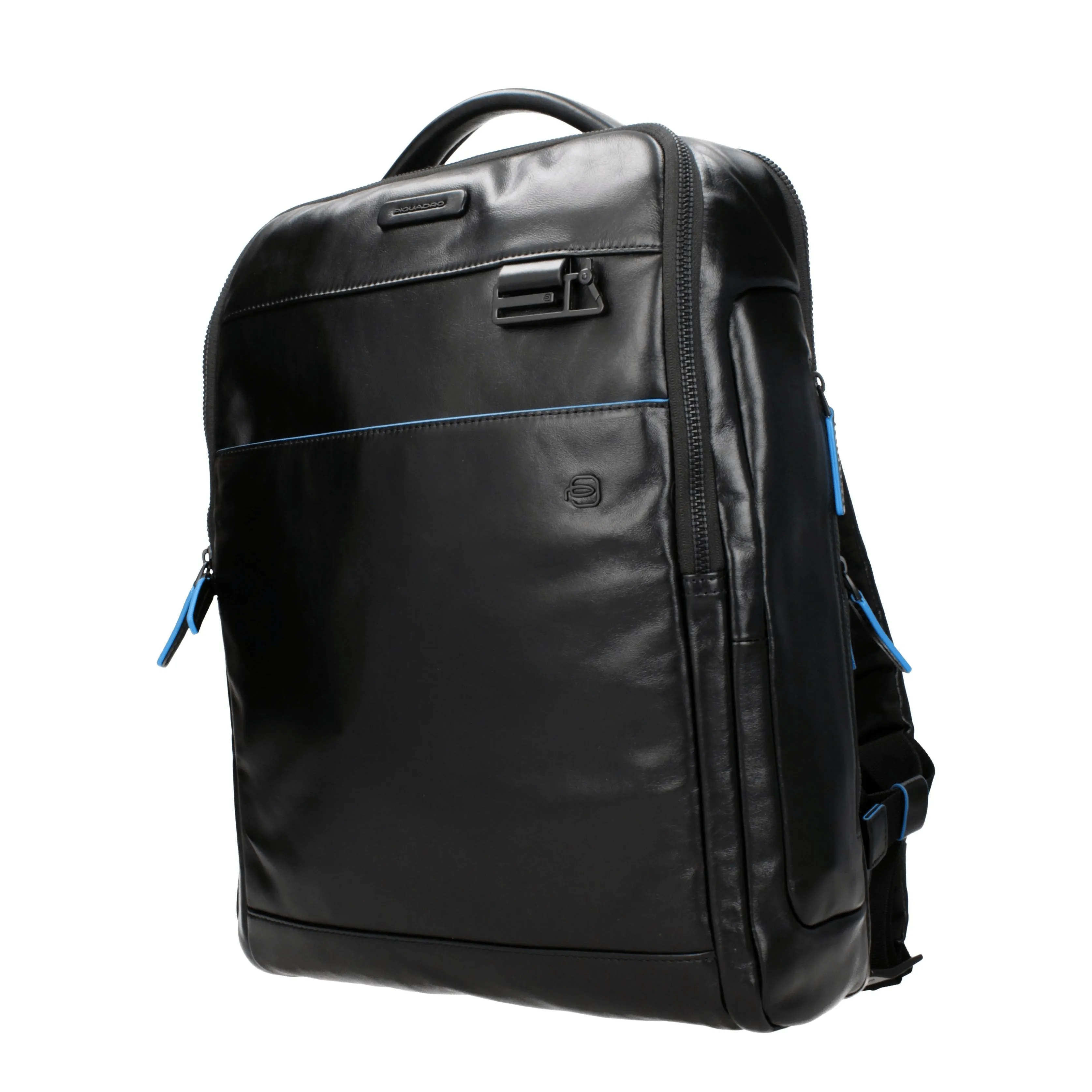 Piquadro Backpacks and Fanny Packs Men Leather Black