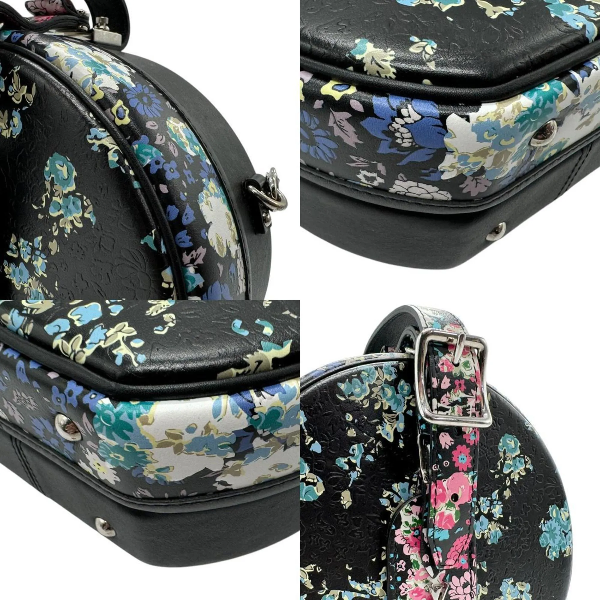 Pochette Metis Floral Round Bag