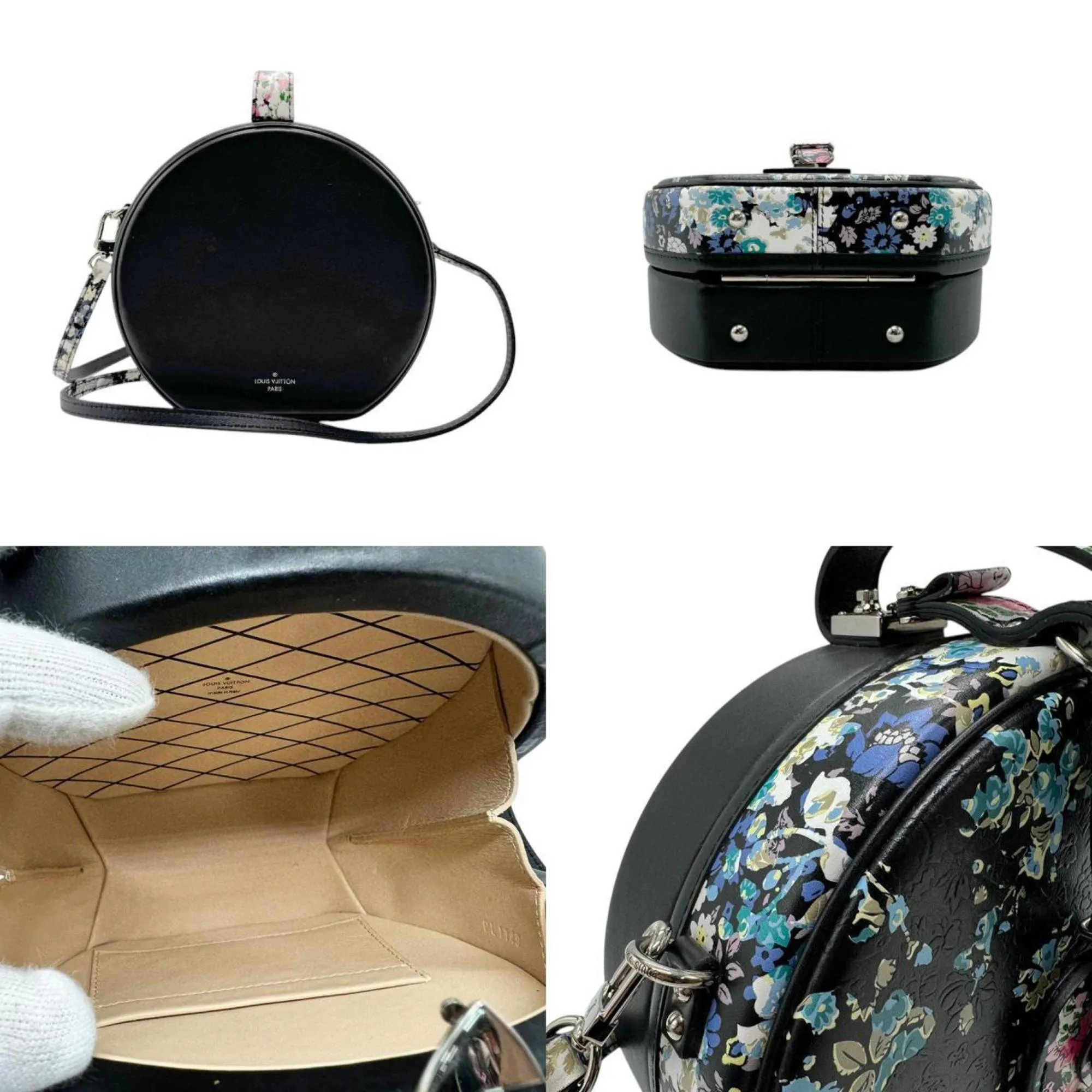 Pochette Metis Floral Round Bag