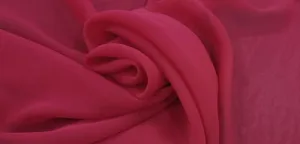Polyester Chiffon Cherry Pink