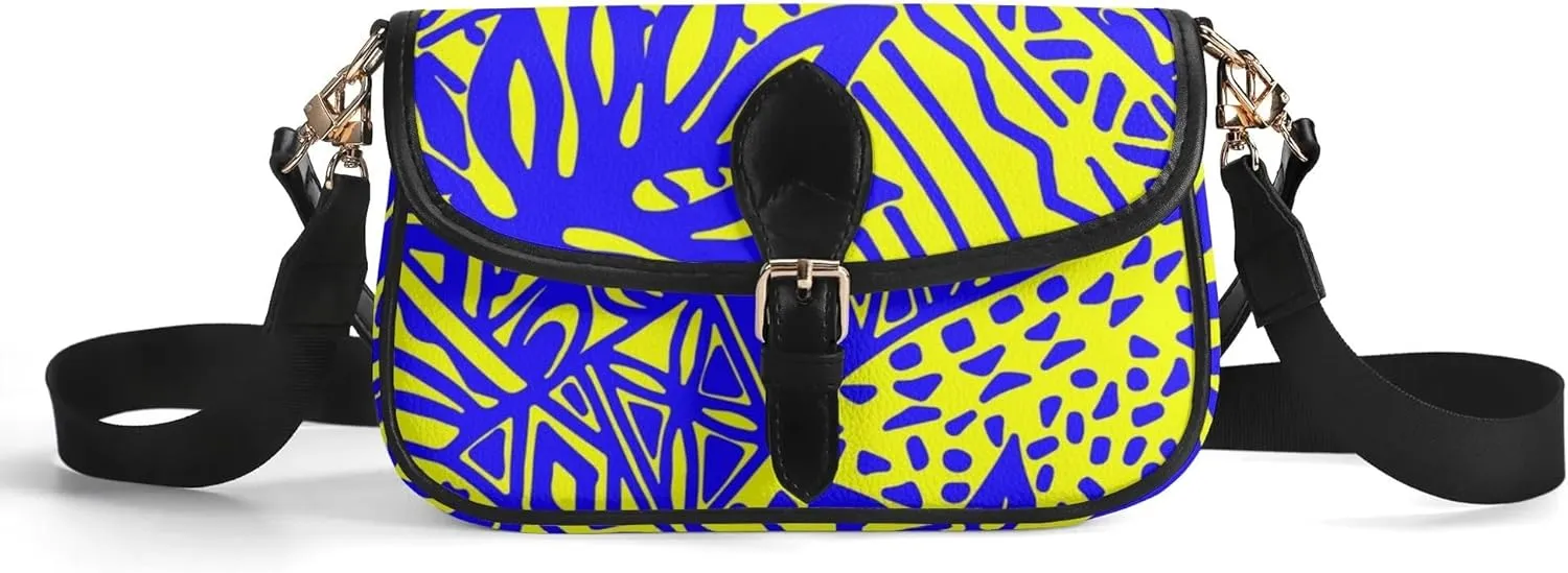 Polynesian Custom Women'S Crossbody Small Square Bag Samoa Hawaiian Tribal Design Floral Print Custom Crossbody Bag