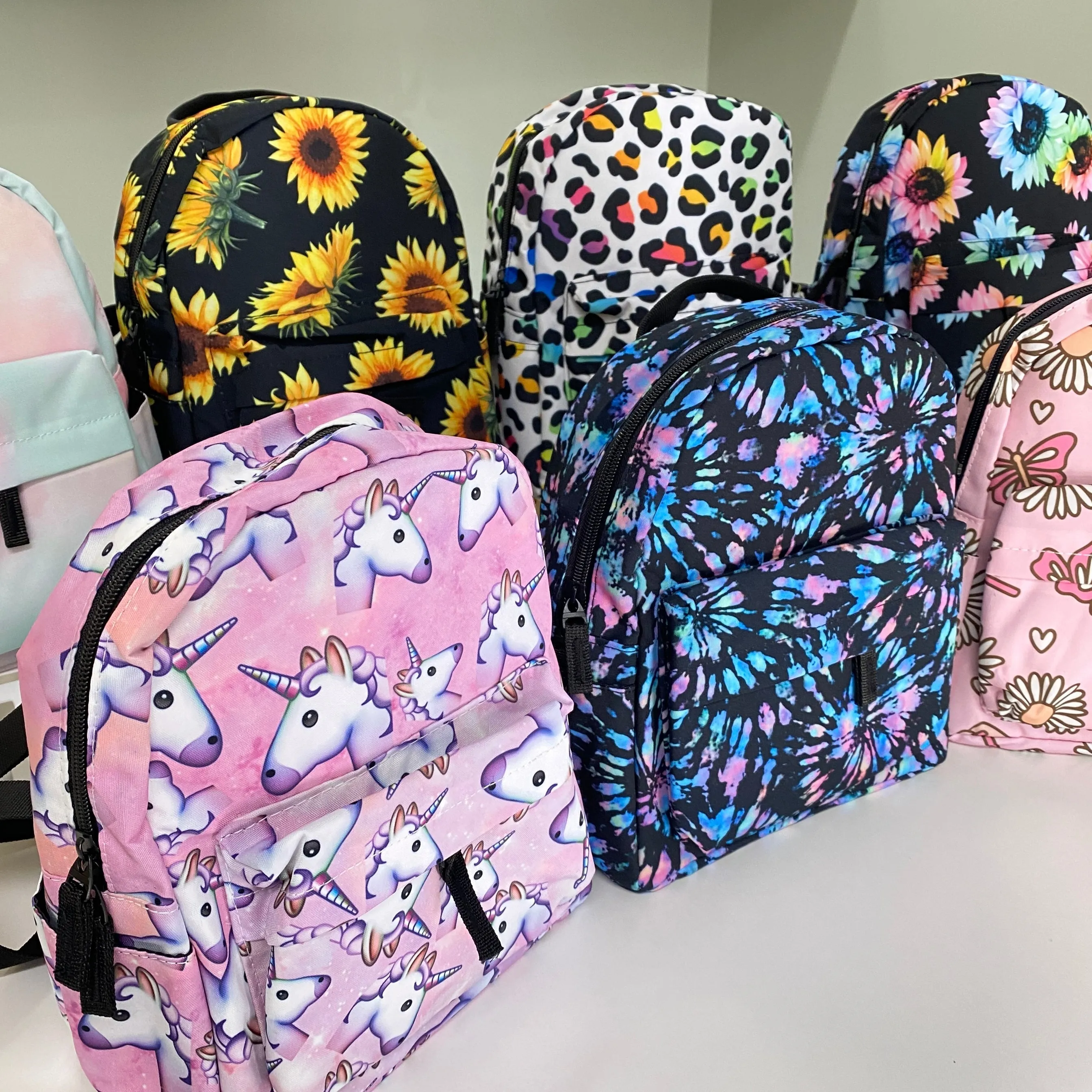 Pouch & Mini Backpack Set - Daisy Gingham