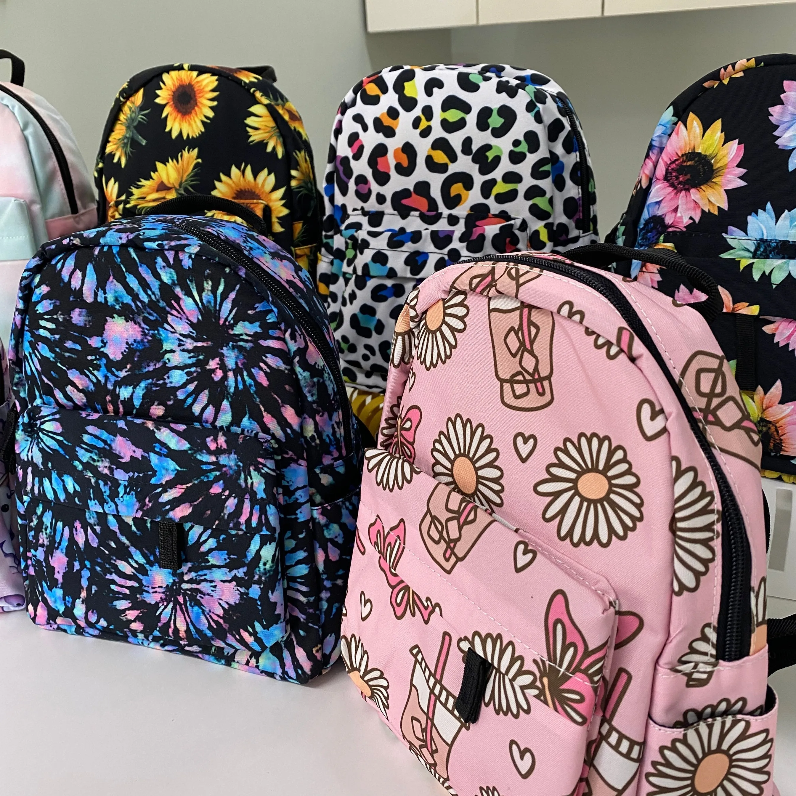 Pouch & Mini Backpack Set - Daisy Gingham