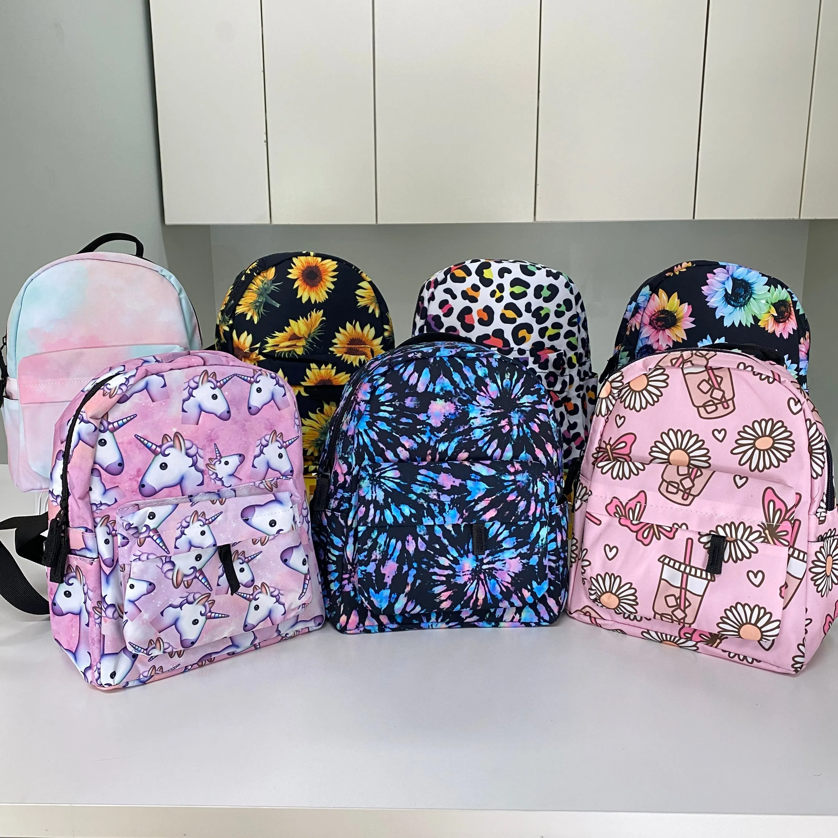 Pouch & Mini Backpack Set - Daisy Gingham