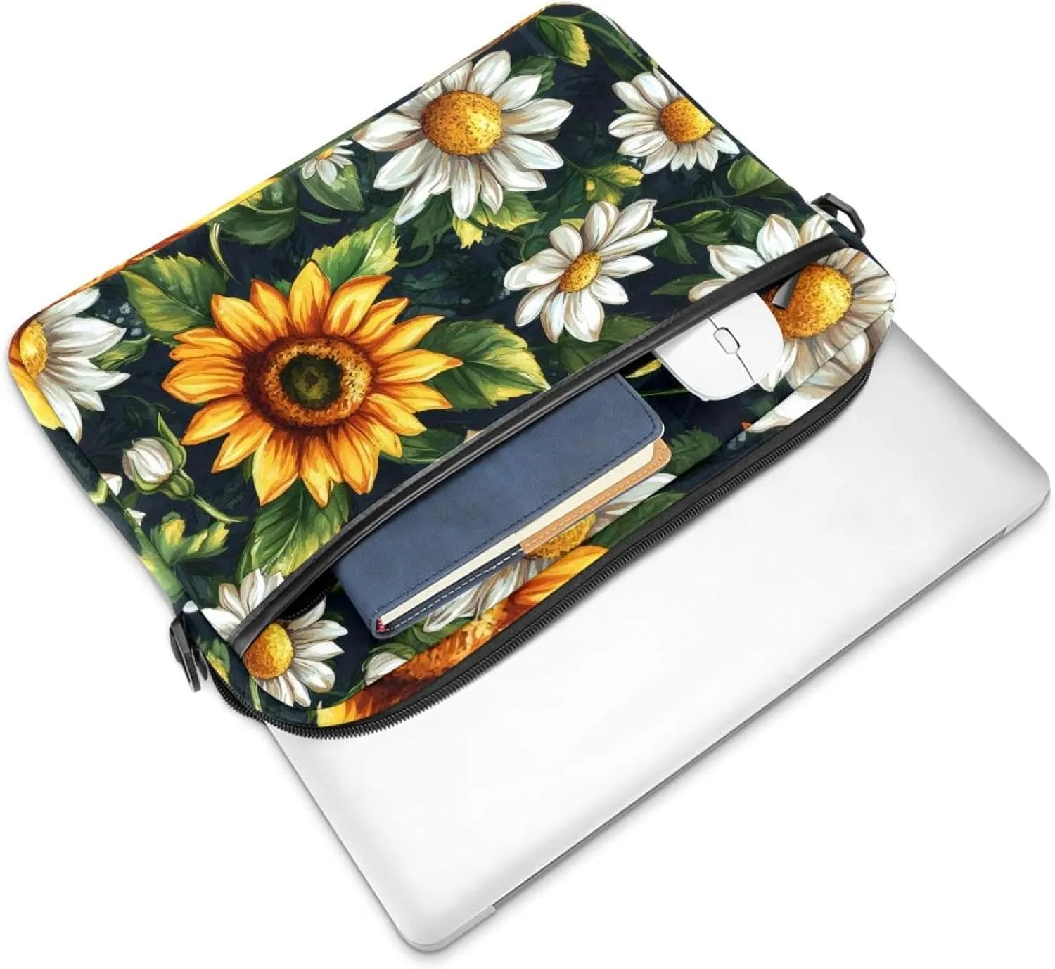 Protective Laptop Shoulder Messenger Bag Vintage Wood Grain Briefcase Carrying Case Sleeve