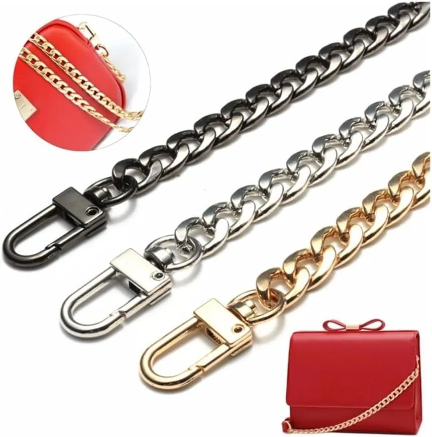 Purse Strap, Bag Strap Bag Chain With Shoulder Strap Handbag Metal Chain Bag Replacement Accessories Bag Strap
