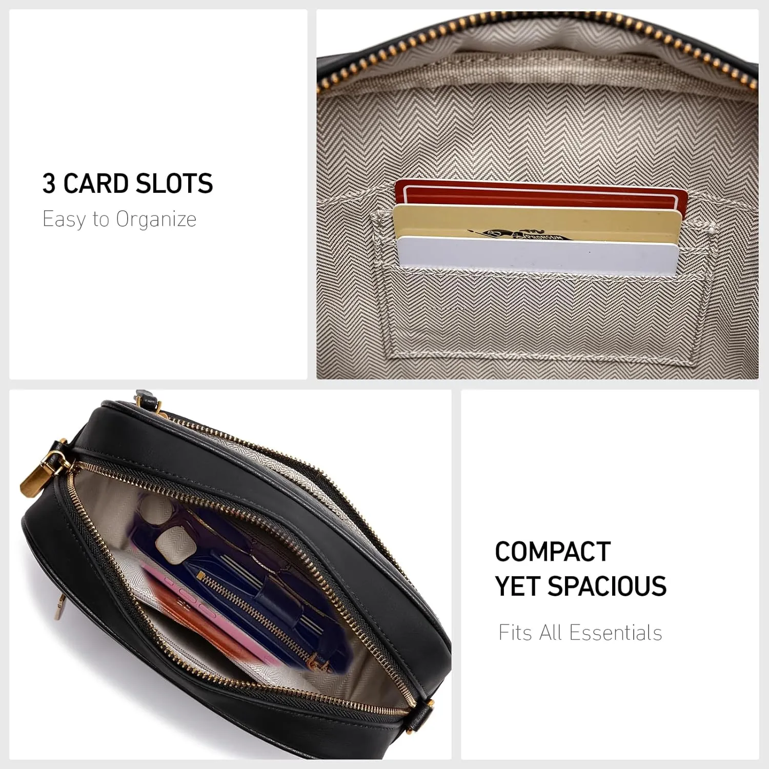 Quilted Crossbody Bags for Women Small Crossbody Purse Trendy Womens Purses and Handbags With Adjustable Strap